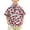 Red, variant on Twczz Boys Hawaiian Shirts with Pocket- Casual Short Sleeve Button Down Summer Beach Floral Shirts Black Size 8