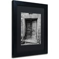 thumbnail image 2 of Trademark Fine Art "Siena Door" Canvas Art by Moises Levy Black Matte, Black Frame, 2 of 2