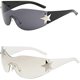 thumbnail image 1 of Gafas de sol Y2k NQ sin montura deportivas envolventes para mujer y hombre, 1 of 5