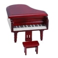 thumbnail image 2 of Mini Piano Portátil ANGGREK Juego De Taburete De Piano Para Casa De Muñecas, 2 of 7