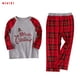 thumbnail image 1 of Injueey Pijama de Navidad para padres e hijos, traje de manga larga con estampado de pantalones superiores, ropa de dormir para hombres Kits de decoración para fiestas Hombre S Injueey HA001372-01, 1 of 1