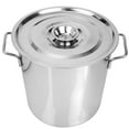 thumbnail image 4 of Miangastore Crawfish Cook Pot Stainless Steel Bucket Meta Stewed Pot Metal Stockpot Seafood Stew Pot, 4 of 9
