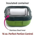 thumbnail image 7 of Pinnacle Insulated Leakproof Lunch Box 16 oz – Thermal Food Container for Kids & Adults, Green, 7 of 7