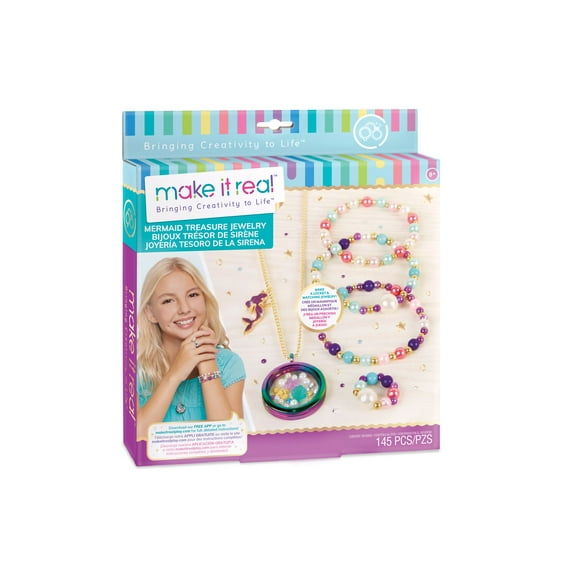 Mermaid Treasure Kids Jewelry Kit by Make It Real