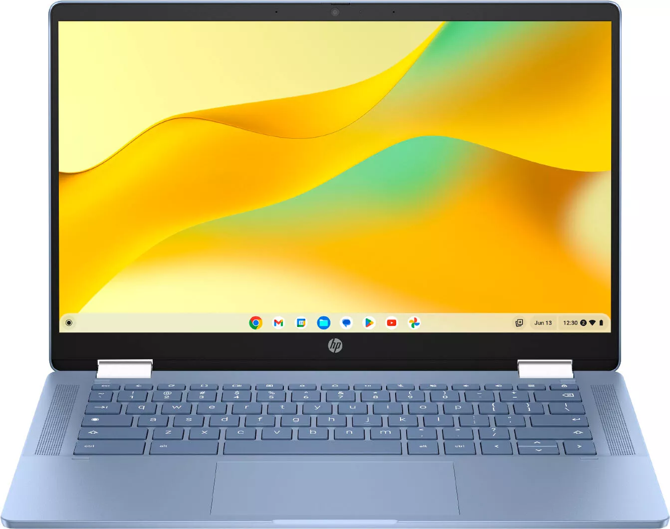 HP - 2-in-1 14" Touch-Screen Chromebook - Intel Processor N100 - 4GB Memory - 64GB eMMC - Sky Blue