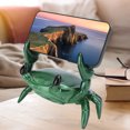 thumbnail image 4 of Cell Phone Stand, Portable 2 In 1  Speaker Phone Holder, Crab Shape Lightweight With Cable For Cell Phone Desktop Red,Green,Purple,Gray, 4 of 8