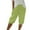 07# Fluorescence Yellow, variant on HKYNLAG Linen Shorts for Women 2026 Drawstring High Waist Knee Length Bermuda Short Loose Comfy Casual Summer Shorts with Pocket Dark Green L