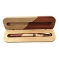 thumbnail image 3 of LAIQIEN Wood Fountain Pen with Refillable Piston Filled Fountain Pen Gifting Box Set, 3 of 12