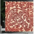 thumbnail image 4 of Ambesonne Antique Shower Curtain, Vector Thai Culture, 69"Wx75"L, Ruby, 4 of 5