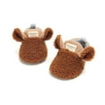 thumbnail image 6 of Infant Baby Boys Girls Cozy Fleece Booties Soft Bottom Warm Cartoon Socks Newborn Crib Shoes, 6 of 9