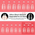 thumbnail image 2 of Kit de uñas de gel Modelones Almond con 510 uñas postizas y luz UV, 2 of 8