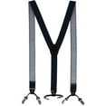 thumbnail image 2 of CTM  Subtle Diamond pattern Y-Back Double Clip-End Suspender (Men), 2 of 6