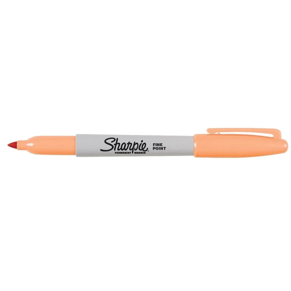 Sharpie Permanent Marker Fine Point Peach, 1 Count