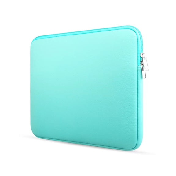 Zhuge 13" Light Blue Laptop Sleeve, Heavy-Duty Shockproof Protective Case with Flip Design, Durable Briefcase Style Carrying Bag for Notebooks & Laptops