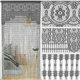 thumbnail image 4 of 2 Pcs Macrame Lace Door String Curtain For Doorways,room Divider Doorway Hippie Window Panel Room Divider Wall Closet Curtains For Bedroom Closet Door, 4 of 4
