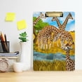 thumbnail image 6 of FMSHPON Cute Giraffe Clipboard Hardboard Wood Nursing Clip Board and Pull for Standard A4 Letter 13x9 inches, 6 of 7