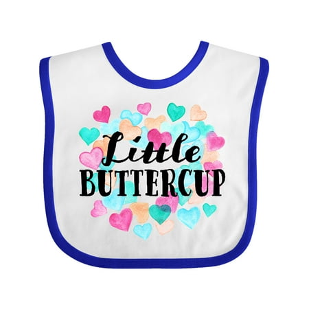 

Inktastic Little Buttercup Hearts Gift Baby Boy or Baby Girl Bib