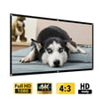 thumbnail image 2 of Portable Projection Screen 4K Ultra HD Movie Light Resistant 4:3 for Home Theater ,Wrinkle-Free, 2 of 8