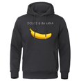 thumbnail image 4 of Sudadera con capucha con estampado de Dolce & Banana para hombre, ropa informal holgada, sudaderas con capucha de lana cálida, sudadera de Hip Hop de calle con personalidad, 4 of 4