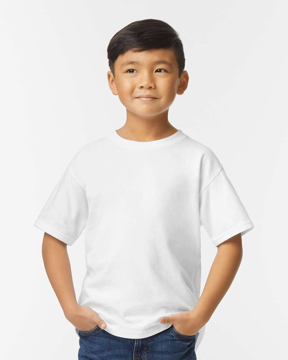 Gildan - Youth Midweight T-Shirt - 65000B - White XS - Walmart.com