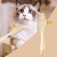 thumbnail image 2 of Flea Comb for Dogs, SelfCleaning Flea Comb for LongHaired Dogs With Release Button and Ergonomic Grooming Tool, Yellow, 2 of 5