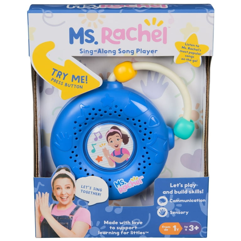 Ms. Rachel Electronic Sing-Along Song Player with 14 Musical Sounds, Kids Ages 1+