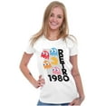thumbnail image 3 of Retro PACMAN Arcade Game Characters Women's T Shirt Ladies Tee Brisco Brands S, 3 of 5