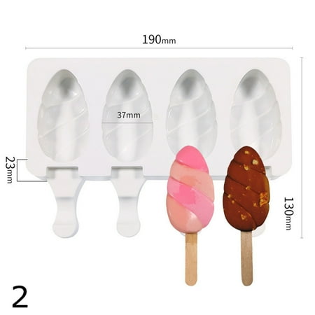 

Dessert Silicone Icebox Ice lolly Moulds Freezer Popsicle Mould Ice Cream Mold DIY Silicone For Home Kitchen Tools 2 2