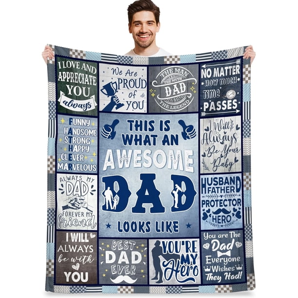 LHSHID Funny Papa Gifts from Granddaughter Grandson Best Gifts for Papa Best Papa Ever Gifts Papa Birthday Gifts from Grandkids to My Papa Grandpa Gifts for Christmas Great Papa Blanket Gifts 40x50in
