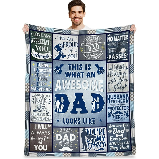 LHSHID Funny Papa Gifts from Granddaughter Grandson Best Gifts for Papa Best Papa Ever Gifts Papa Birthday Gifts from Grandkids to My Papa Grandpa Gifts for Christmas Great Papa Blanket Gifts 30x40in