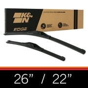 K&N EDGE All Weather Performance Wiper Blade 26"/22" (Pack of 2)