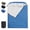 Blue, variant on Sweetcrispy Double Sleeping Bag 2 Person Queen Size All Season Waterproof Camping Hiking Backpacking, Black