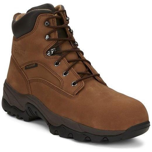 Chippewa Bottes de Travail Imperméables pour Hommes 6 Po Graeme à Embout Composite EH Brun - 55161