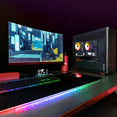 thumbnail image 6 of iBUYPOWER Scale Orange Gaming PC Desktop Computer AMD Ryzen 7 5700 CPU, NVIDIA GeForce RTX 4060 8GB GPU, 16GB DDR4 Non-RGB 3200MHz RAM, 500GB NVMe SSD, Windows 11 Home Gamer Keyboard, Mouse SCA7N4603, 6 of 9