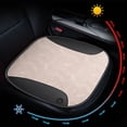 thumbnail image 5 of 18.1 x 17.7in Heated Cars Seat Cushion, Portable Cars Heating Pad Back, Heating and Ventilation Function for Winter Driving, Suitable for Winter Use(Beige), 5 of 6