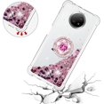thumbnail image 5 of for Xiaomi Redmi Note 9 5G Case, Creativity Clear Quicksand Glitter Flowing Liquid Floating Soft TPU Case w/Stand Bling Diamond Sparkle Phone Cover for Xiaomi Redmi Note 9 5G  Rose Gold, 5 of 14
