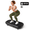 Black, variant on MERACH 440lb Support Vibration Plate Exercise Machine Bluetooth Trainer Pro Enhanced Motor Resistance Band Silicone Pedals for Home Gym