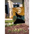 thumbnail image 4 of Howl Wolf Moon Birds in Forest Wildlife Animal Garden Yard Flag 12"x 18" Double Sided Polyester Welcome House Flag Banners for Patio Lawn Outdoor Home Decor, 4 of 6