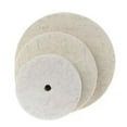 TUMALL Drill Grinding Wheel Buffing Wheel Felt Wool Polishing Pad