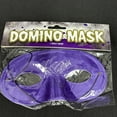 thumbnail image 4 of Purple Half Domino Mask Adult Halloween Accessory, 4 of 5