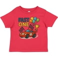 thumbnail image 3 of Inktastic Fast One Race Car with Balloons and Trophy Boys or Girls Baby T-Shirt, 3 of 5