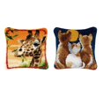 thumbnail image 1 of Juego de 2 juegos de de pestillo de jirafa para gatos, fabricación de de cojines para almohadas para adolescentes y niñas Macarena Latch Hook Rug Cushion, 1 of 8