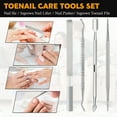 thumbnail image 3 of Amaopus 7 Pcs Toenail Clippers Set, Heavy Duty Toe Nail Clippers, Wide Jaw Fingernail Clippers and Angled Head Toenail Clippers for Thick Nail, Professional Nail Clippers for Men, Women, 3 of 7