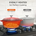 thumbnail image 5 of Magicplux 6 Quart Enameled Cast Iron Dutch Oven with Lid, 5 of 8