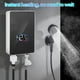 thumbnail image 4 of PTOOTP Calentador de agua eléctrico sin tanque : pequeño calentador de agua instantáneo con interruptor de aire y kit de cabezal de ducha para baño o bañera, enchufe estadounidense., 4 of 7