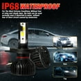 thumbnail image 3 of For 2005-2009 Hyundai Tucson LED Headlight Bulbs 9003/H4 High/Low Beam 881 Fog light Bulbs 4pc,14000LM, 3 of 13