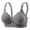1Gray, variant on Cleaning Plus Size Scalloped Bra for Women No Underwire Full Coverage Shelf Bralettes One Piece Seamless Bra Anti-Sagging Support Push-Up Brassiere Adjustable Lace-Up Everyday Bras