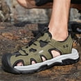 thumbnail image 4 of YOURDIARY Men's Sandals Outdoor Fisherman Hiking Sandals Athletic Walking Casual Water Shoes Closed Toe, 4 of 8