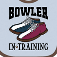 thumbnail image 4 of Inktastic Future Bowler Bowling Shoes Boys or Girls Baby Bib, 4 of 4