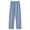 Light Blue, variant on Dianli Pajama Set Loungewear Women's Plus Size High Waist Ice Silk Pocket Pants Thin Breathable Elastic Waist Comfortable Homewear Soft Lounge Sleepwear Nightwear